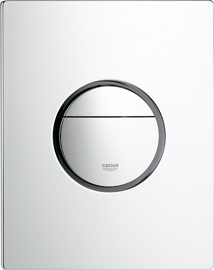 Grohe Nova Cosmopolitan Кнопка смыва для унитаза, 2 режима, пластик, цвет: хром 38765000