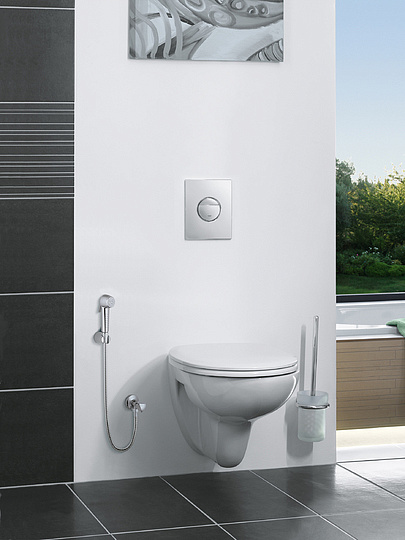 Grohe Nova Cosmopolitan Кнопка смыва для унитаза, 2 режима, пластик, цвет: хром 38765000