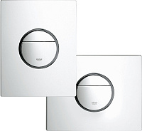 Grohe Nova Cosmopolitan Кнопка смыва для унитаза, 2 режима, пластик, цвет: хром 38765000