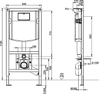 Villeroy & Boch Viconnect Система инсталляции для унитазов 92246100