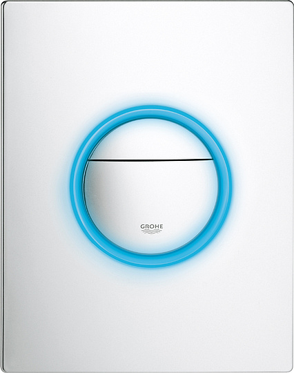 Grohe Nova Cosmopolitan Light Кнопка смыва для унитаза, 2 режима, пластик, цвет: хром 38809000