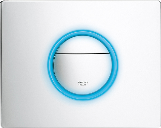Grohe Nova Cosmopolitan Light Кнопка смыва для унитаза, 2 режима, пластик, цвет: хром 38809000