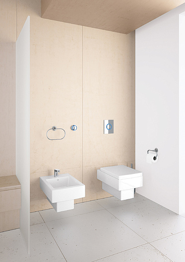 Grohe Nova Cosmopolitan Light Кнопка смыва для унитаза, 2 режима, пластик, цвет: хром 38809000