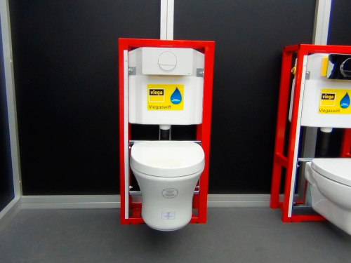 Viega Viegaswift Инсталляция для унитаза 113h см с креплением в пол 587963