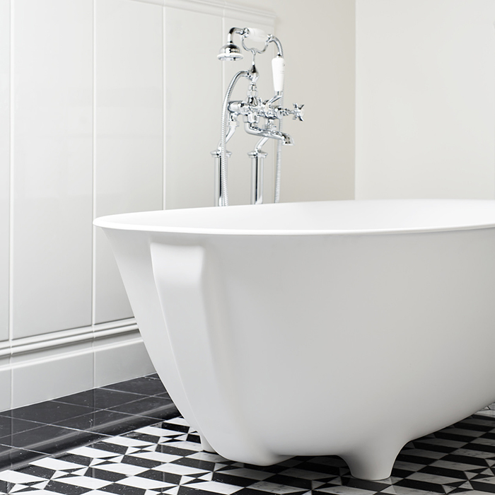 Devon&Devon Dove Ванна отдельностоящая на ножках, цвет белый DOVEFSG