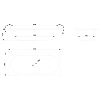 Bette Starlet Ванна стальная встраиваемая 180x80 см, с шумоизоляцией, цвет: белый 1630-000