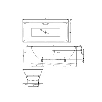 Bette Loft Ванна стальная встраиваемая 170x80 см, с шумоизоляцией, цвет: белый 3171-000