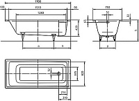 Kaldewei Ambiente Puro 652 Стальная ванна с покрытием Easy-Clean 256200013001