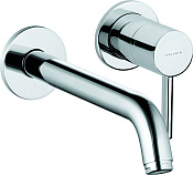 Kludi Bozz Смеситель для раковины встраиваемый, внешняя часть, излив 23 см, цвет: хром 382450576