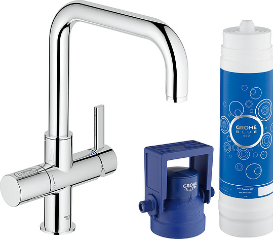 Grohe Blue Pure Смеситель для кухни, с фильтром, цвет: хром 31299001