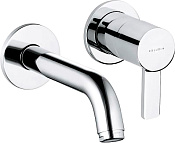 Kludi Zenta Смеситель для раковины встраиваемый, внешняя часть, излив 18 см, цвет: хром 382440575