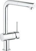 Grohe Minta Смеситель для кухни, с выдвижным изливом, цвет: хром 32168000