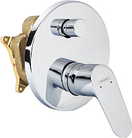 Hansgrohe Focus E2 Смеситель для ванны встраиваемый на 2 потребителя, внешняя часть, цвет: хром 31945000