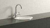 Grohe Atrio Смеситель для раковины вентильный, с д/к, длина излива 15,3 см, цвет: хром 21019000