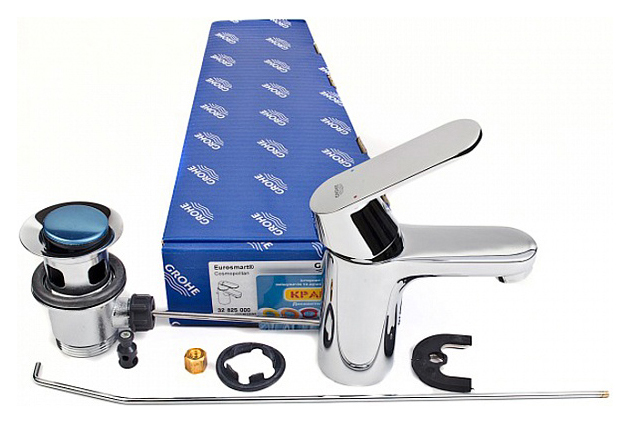 Grohe Eurosmart Cosmopolitan Смеситель для раковины, с д/к, длина излива 9,3 см, цвет: хром 3282500E