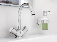 Grohe Costa L Смеситель для раковины вентиль., без донного клапана, длина излива 13,7 см, цвет: хром 21374001