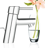 Grohe Concetto Смеситель для раковины, с д/к, длина излива 10,1 см, цвет: хром 2338010E