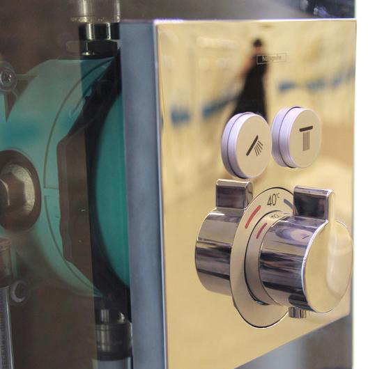 Hansgrohe ShowerSelect Термостат для душа встраиваемый на 2 потребителя, внешняя часть, цвет: хром 15763000