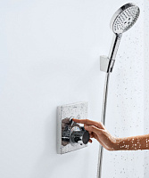 Hansgrohe ShowerSelect Термостат для душа встраиваемый на 2 потребителя, внешняя часть, цвет: хром 15763000