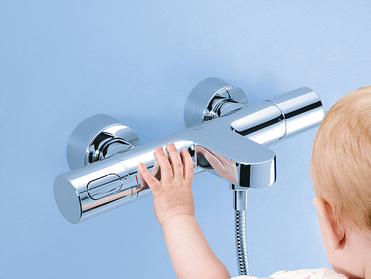 Grohe Grohtherm 3000 New Термостатический смеситель для ванны, цвет: хром 34276000