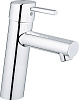Grohe Concetto Смеситель для раковины, без д/к, длина излива 13,3 см, цвет: хром 23451001