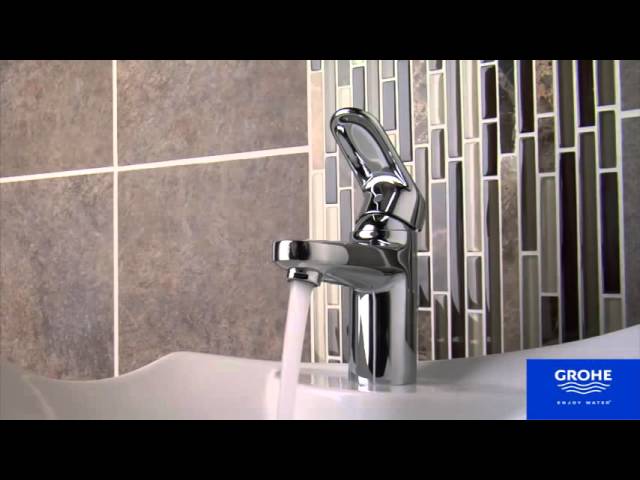 Grohe Europlus II Смеситель для раковины, без д/к, длина излива 10,5 см, цвет: хром 33163002