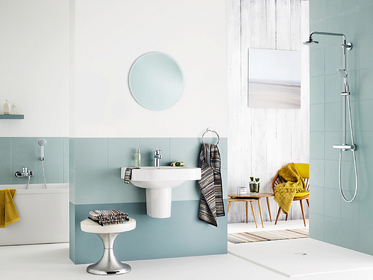 Grohe Europlus II Смеситель для раковины, без д/к, длина излива 10,5 см, цвет: хром 33163002