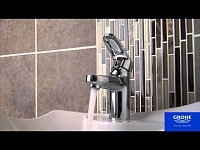 Grohe Europlus II Смеситель для раковины, без д/к, длина излива 10,5 см, цвет: хром 33163002