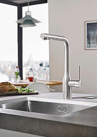 Grohe Essence Смеситель для кухни, цвет: суперсталь 30270DC0