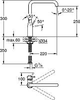 Grohe Essence Смеситель для кухни, цвет: суперсталь 30269DC0