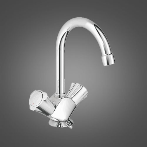 Grohe Costa S Смеситель для раковины вентиль., без донного клапана, длина излива 13,7 см, цвет: хром 21338001