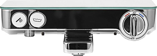Hansgrohe ShowerTablet Select Термостат для ванны 30 см, излив 19,2 см, цвет: хром/белый 13151400
