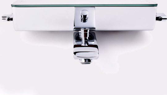 Hansgrohe Ecostat Select Термостат для ванны, излив 19,3 см, цвет: хром/белый 13141400