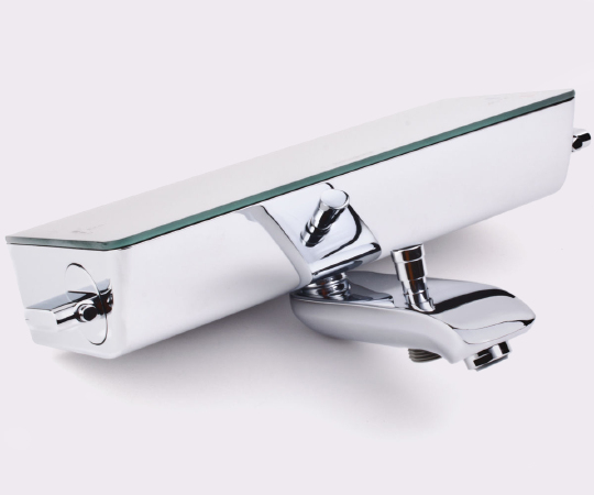 Hansgrohe Ecostat Select Термостат для ванны, излив 19,3 см, цвет: хром/белый 13141400