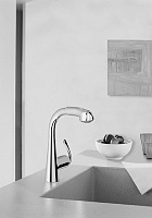 Grohe Zedra Смеситель для кухни, с вытяжным душем, цвет: хром 32553000