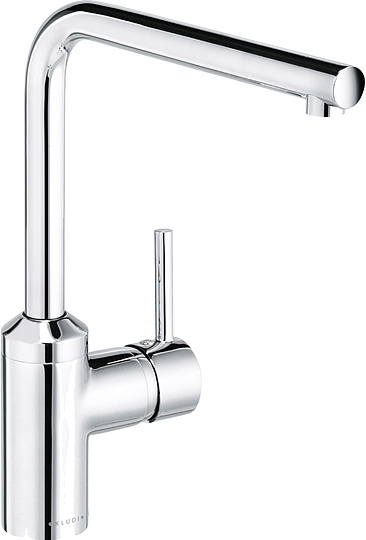 Kludi L-Ine Смеситель для кухни рычажный, высота излива 27,5 см, цвет: хром 428140577