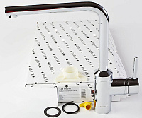 Kludi L-Ine Смеситель для кухни рычажный, высота излива 27,5 см, цвет: хром 428140577