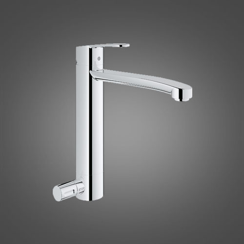 Grohe Eurostyle Cosmopolitan Смеситель для кухни, с запорным вентилем, цвет: хром 31153002