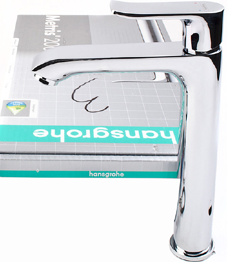 Hansgrohe Metris Смеситель для раковины, с донным клапаном, цвет: хром 31183000