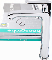 Hansgrohe Metris Смеситель для раковины, с донным клапаном, цвет: хром 31183000