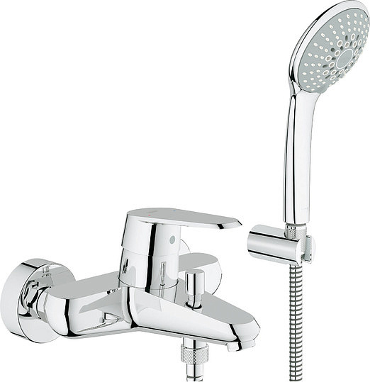 Grohe Eurodisc Cosmopolitan Смеситель для ванны, накладной, с ручным душем, цвет: хром 33395002