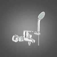 Grohe Eurodisc Cosmopolitan Смеситель для ванны, накладной, с ручным душем, цвет: хром 33395002