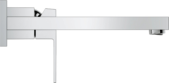 Grohe Eurocube Смеситель для раковины встраиваемый, длина излива 23,1 см, цвет: хром 23447000