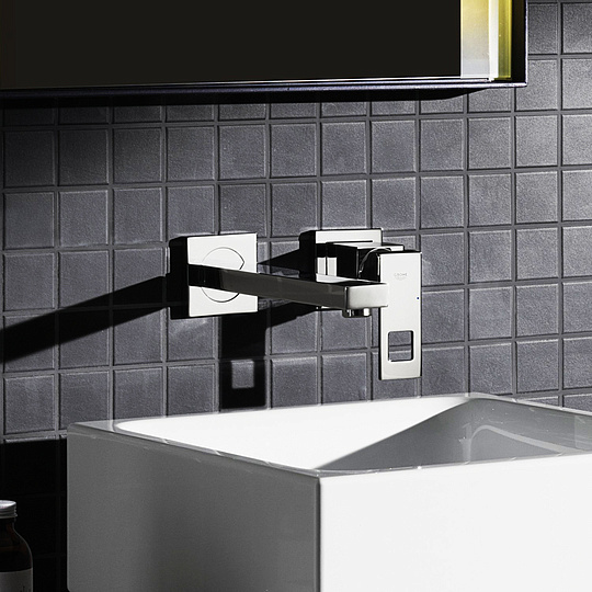 Grohe Eurocube Смеситель для раковины встраиваемый, длина излива 23,1 см, цвет: хром 23447000