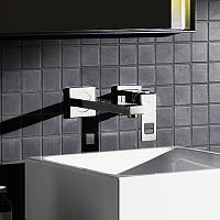 Grohe Eurocube Смеситель для раковины встраиваемый, длина излива 23,1 см, цвет: хром 23447000