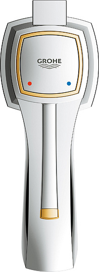 Grohe Grandera Смеситель для раковины, с д/к, длина излива 11 см, цвет: хром/золото 23303IG0