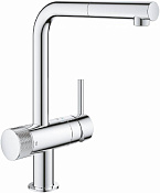 Grohe Blue Pure Minta Смеситель для кухни, с выдвыжным изливом, цвет: хром 31721000