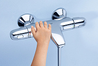 Grohe Grohtherm 1000 New Термостатический смеситель для ванны, цвет: хром 34155003