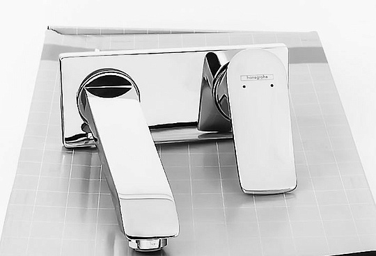 Hansgrohe Metris Смеситель для раковины встраиваемый, внешняя часть, излив 16,5 см, цвет: хром 31085000