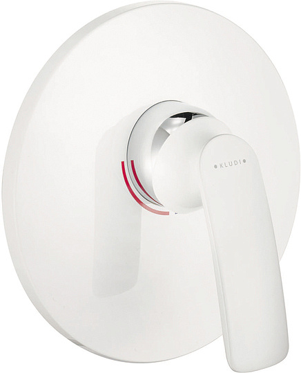 Kludi Balance Смеситель для душа встраиваемый, внешняя часть, цвет: белый/хром 526559175